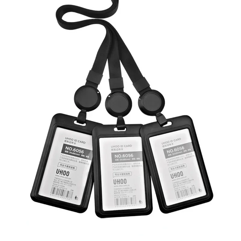 Reel Case - Casing Penutup Kartu Kerja ID Hitam