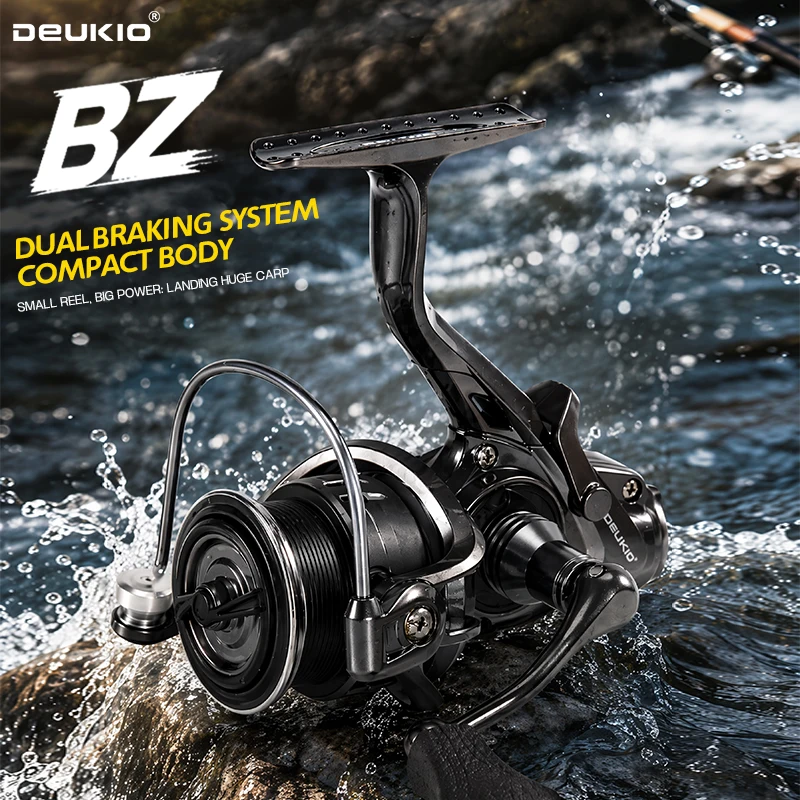 Trolling Reel - DEUKIO Reel Pemintal Kompak Dual Brake